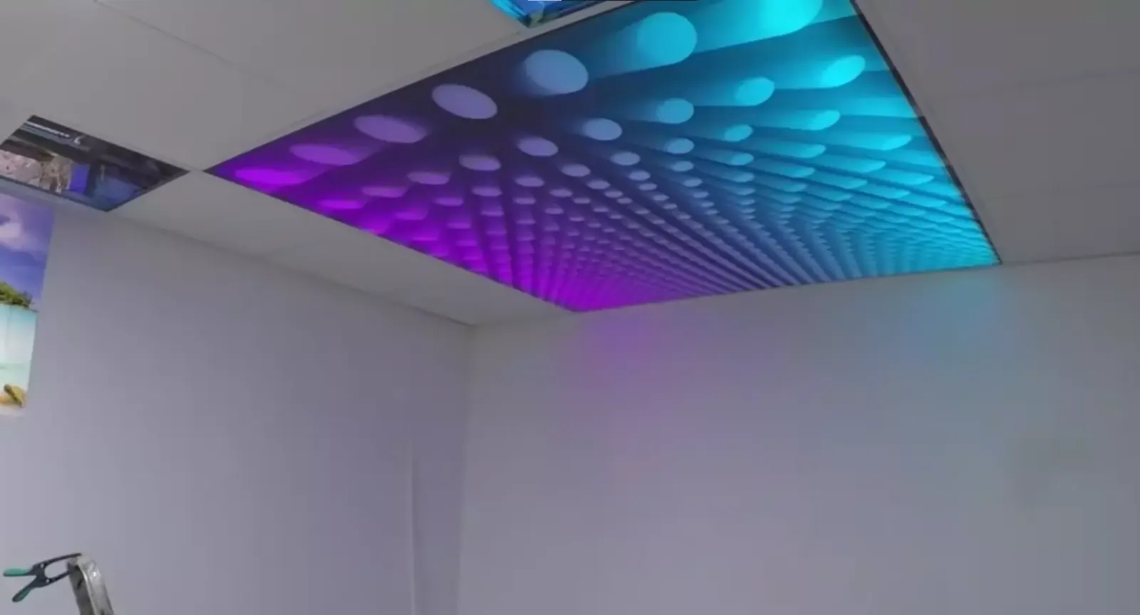3D натяжной потолок для офиса — Москва, Беловежская, 41, фото 3